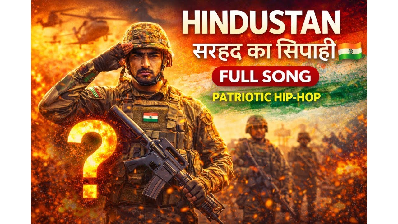 Hindustan Sarhad Ka Sipahi 🇮🇳 | Powerful Patriotic Hip Hop Song | Indian Army Tribute