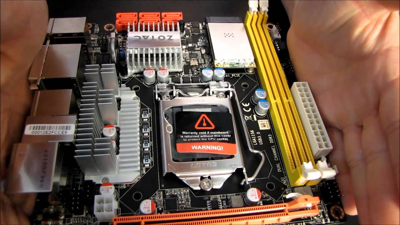 Zotac H55ITX-C-E LGA1156 H55 Core i5 ITX Motherboard Unboxing & First Look Linus Tech Tips