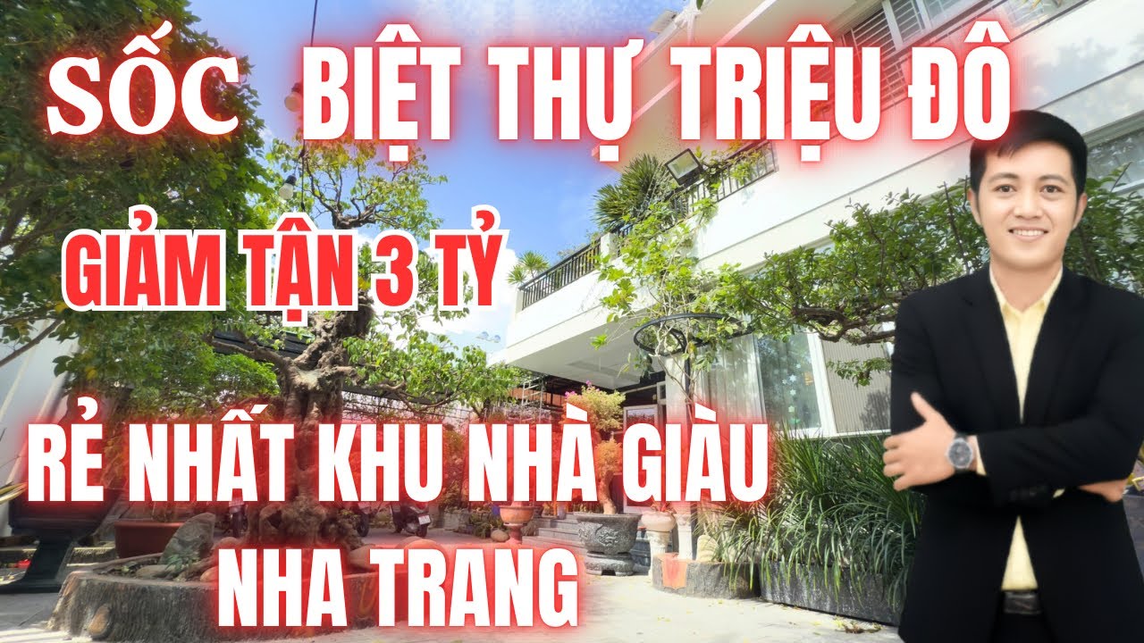 💥Đại Gia Hà Nội kẹt tiền hạ giá bán gấp Biệt Thự Khu Nhà Giàu Nha Trang. Giá rẻ nhất thị trường