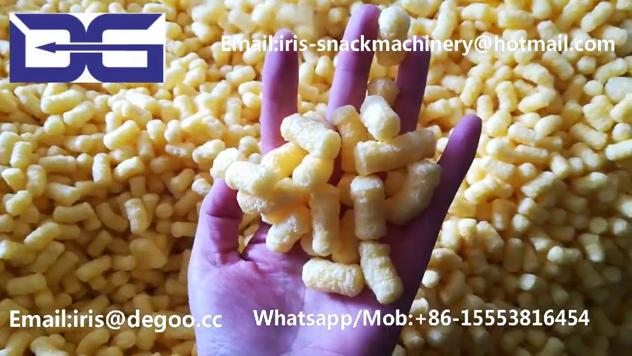 Jinan DG corn puff snack food extruder machine made in China