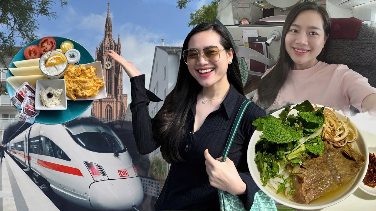🇩🇪Frankfurt | Sáng dạo sông Main, chiều ăn Bữa cơm Đặc sản Cà Mau tại Berlin | ÁNH KUA