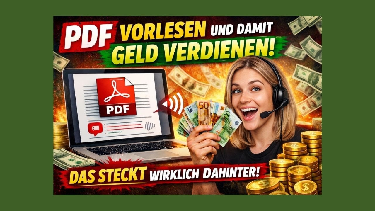 PDF vorlesen und Geld verdienen? Das ist die Wahrheit