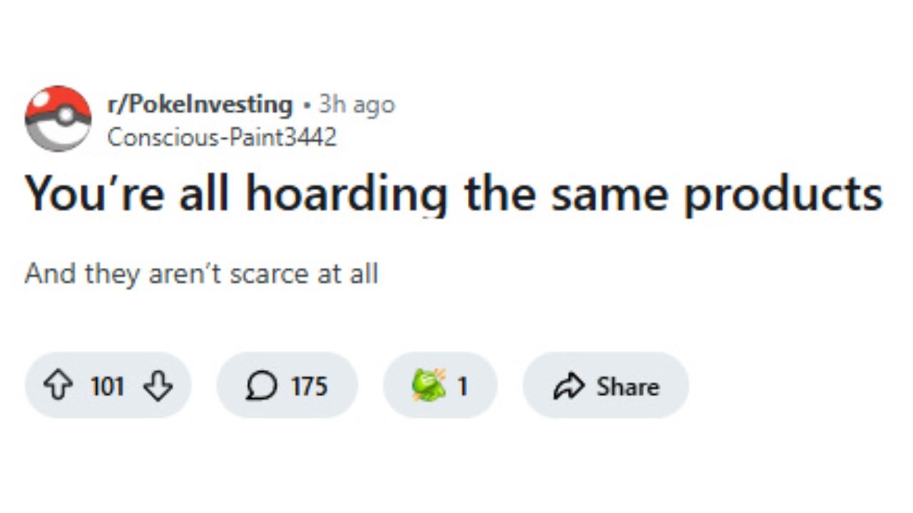 Pokemon Investing Isn't Worth It Anymore