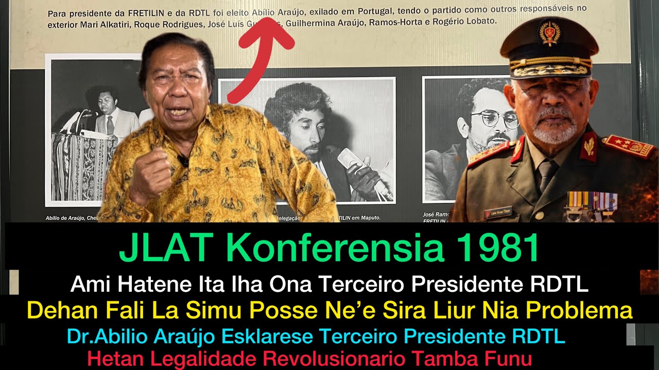 JLAT Ami Hili Ona 3 Presidente RDTL Dehan La Iha Posse? Dr.AA_Hetan Legalidade Revolusionario