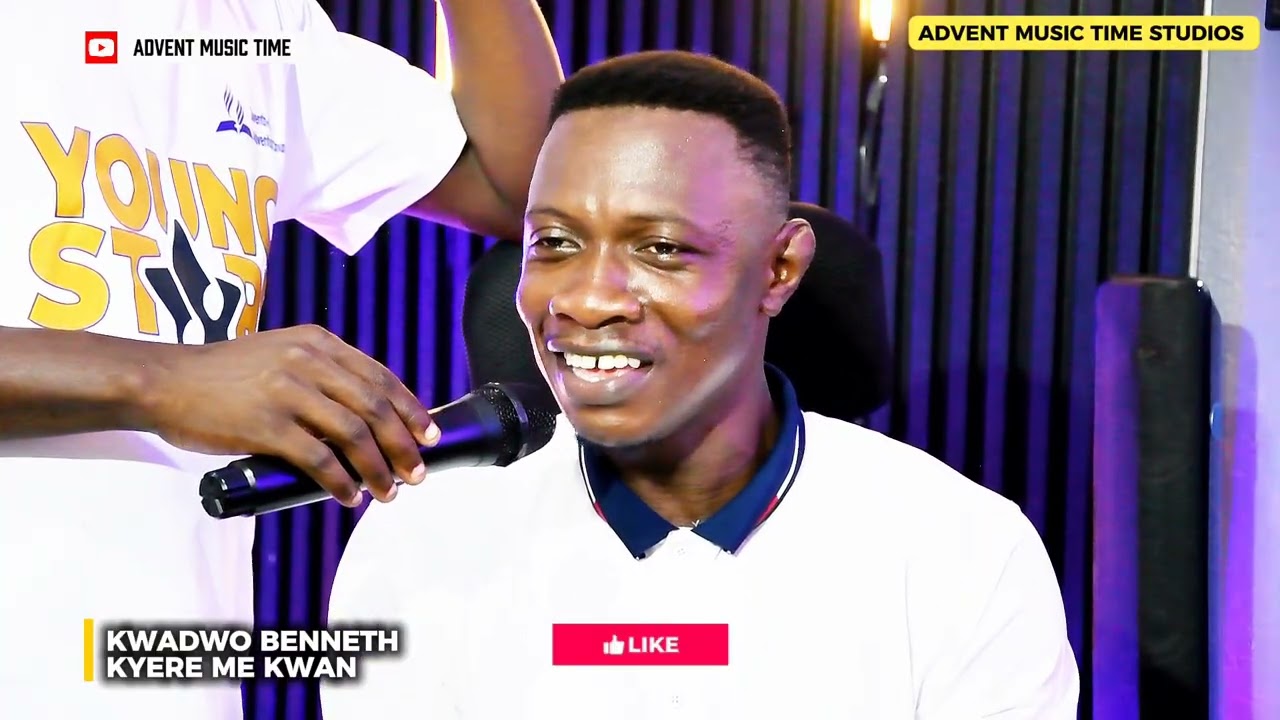 KWADWO BENNETH PLAYS THE KEYBOARD AND SINGS ALONG