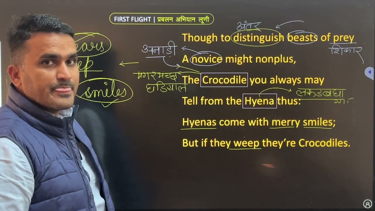 How to Tell Wild Animals / The Ball Poem / Poetry / Explanation / First Flight 