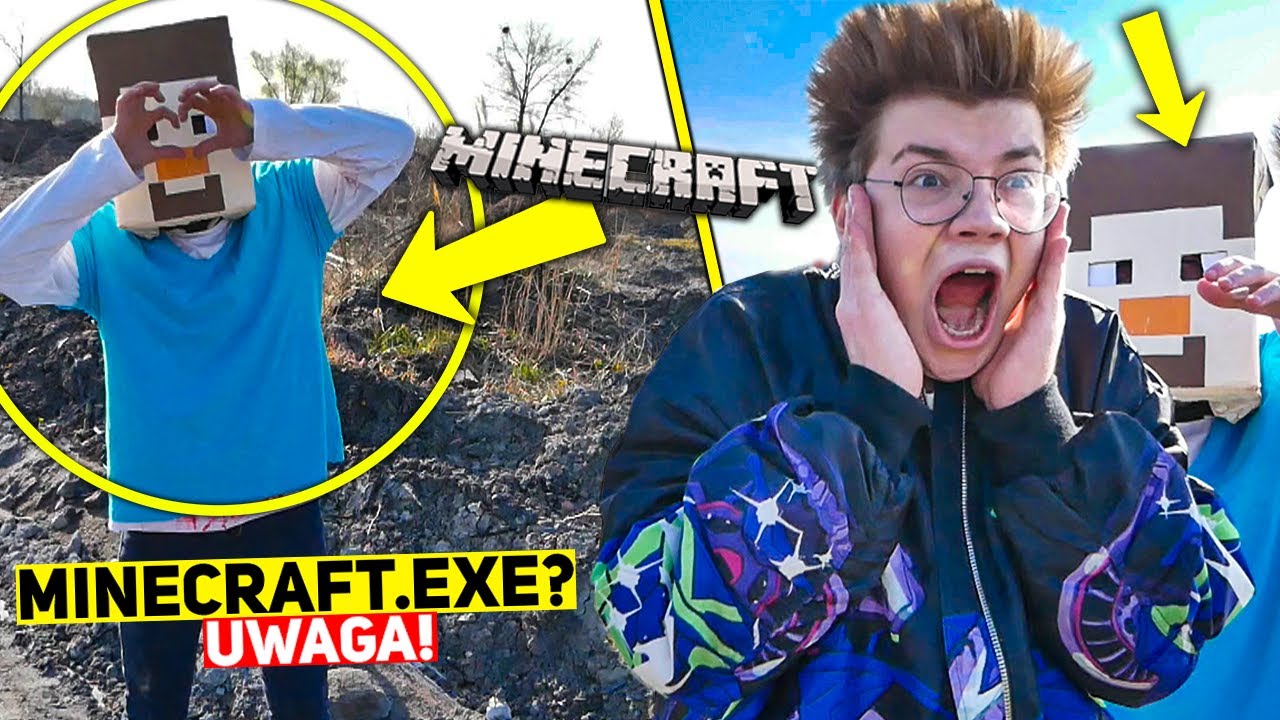 NIGDY NIE DZWOŃ DO STEVE.EXE Z MINECRAFT O 3 W NOCY!! (PRZYSZEDŁ DO MNIE!!!)