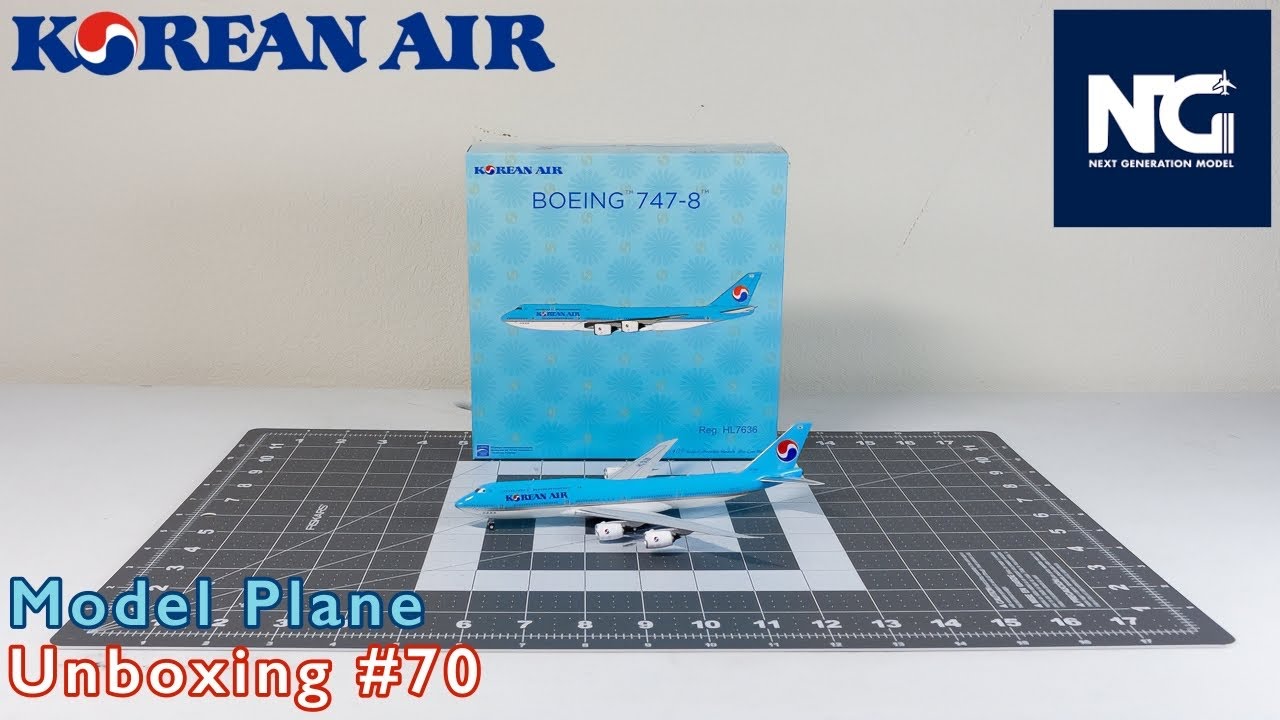 NG Models Korean Air Boeing 747-8i| Model Plane Unboxing #70
