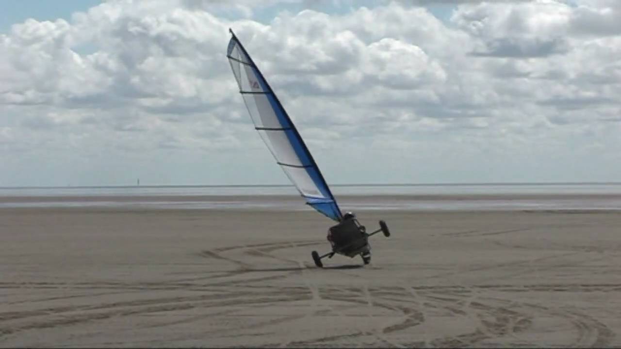 BLOKART STRANDSEGELN mit PGO-BUGGY auf Römö - geniale Kiste!