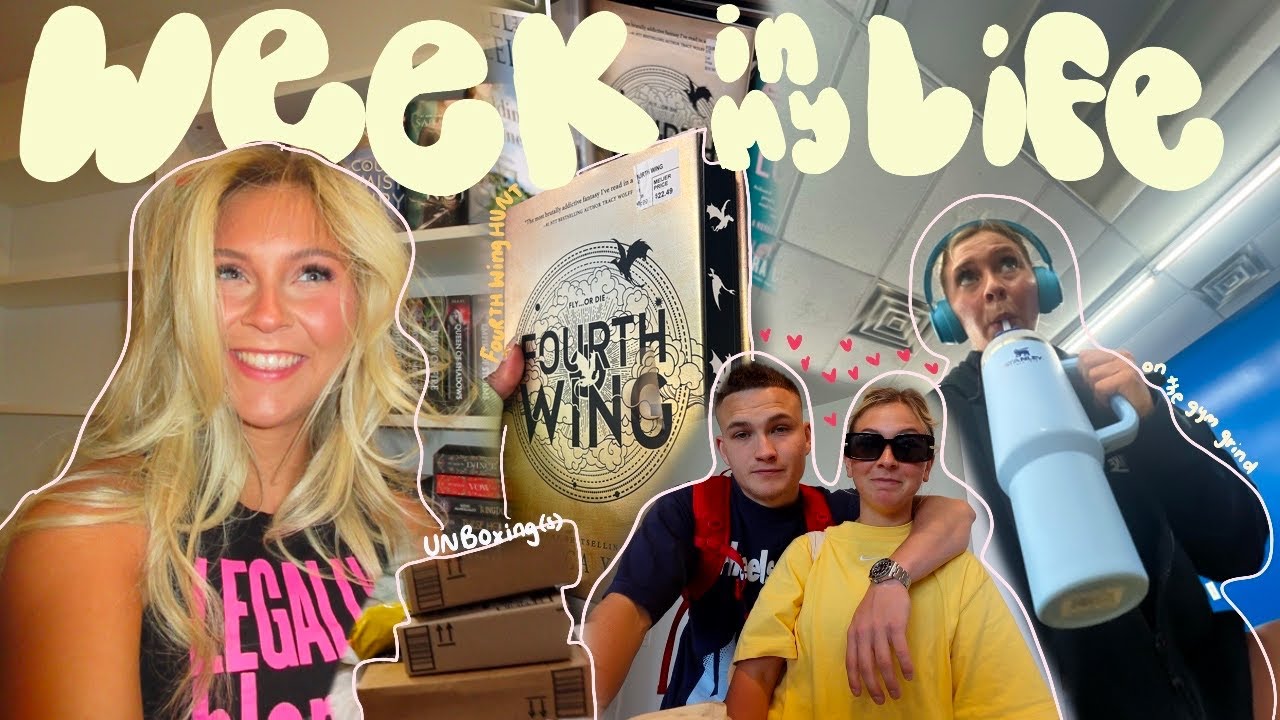WEEK IN MY LIFE  - book hunts, book slumps, routines and more-
