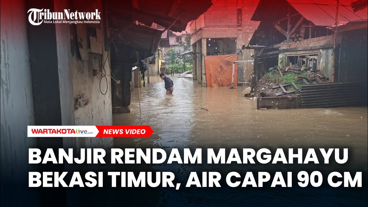 Banjir Rendam Margahayu Bekasi Timur, Air Capai 90 Cm
