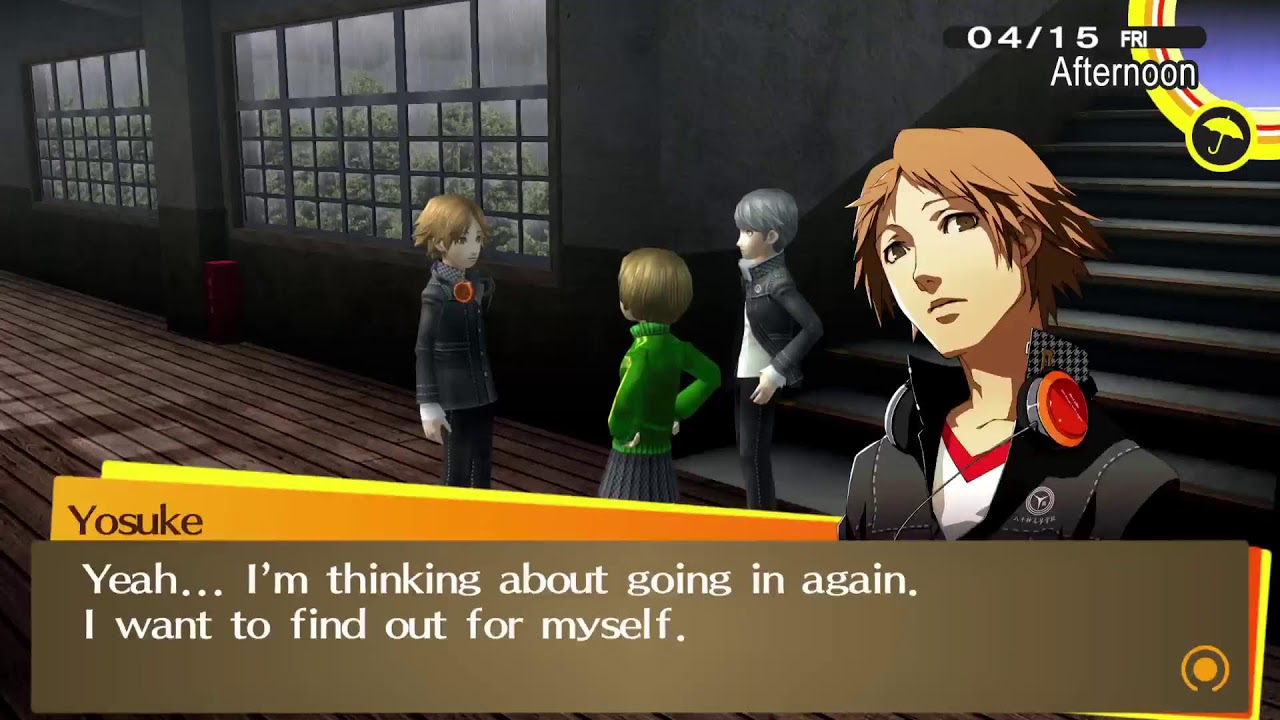 Playing Persona 4 for the 1st time