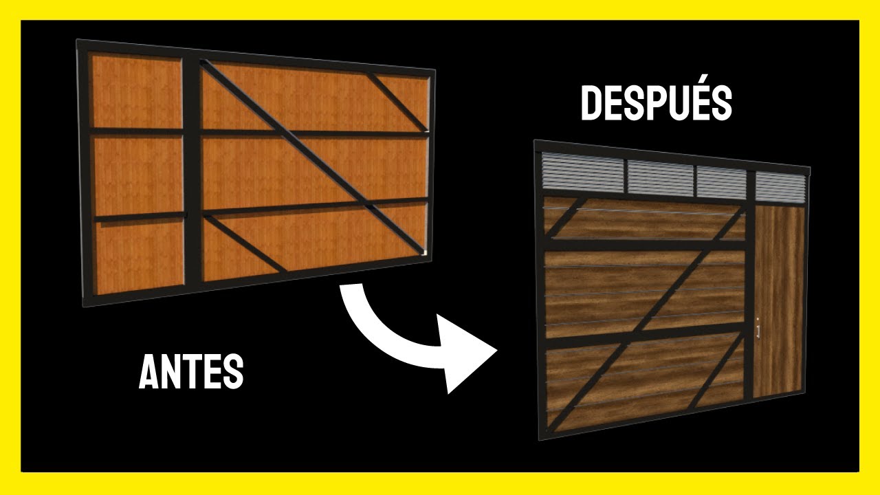 ✅Como arreglar objetos de la 3d warehouse de Sketchup 2021 ✅| Puertas y Portones 🔴