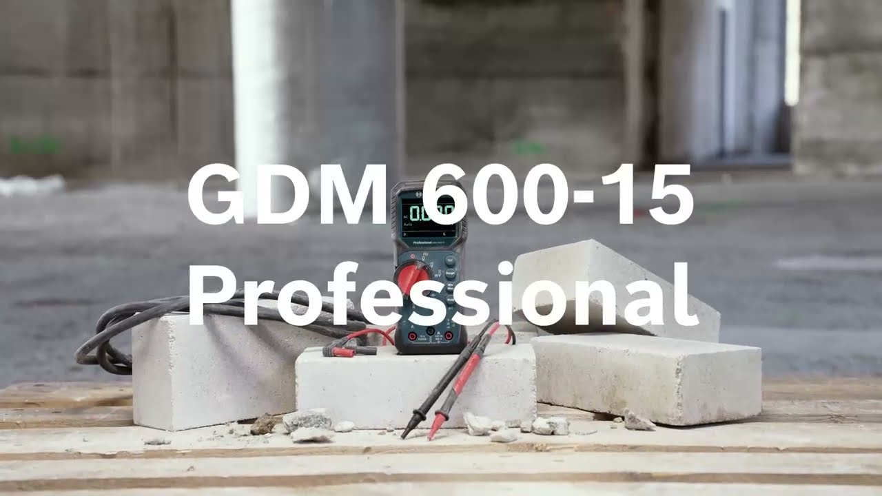 Multim&egrave;tre num&eacute;rique GDM 600-15 Professional BOSCH