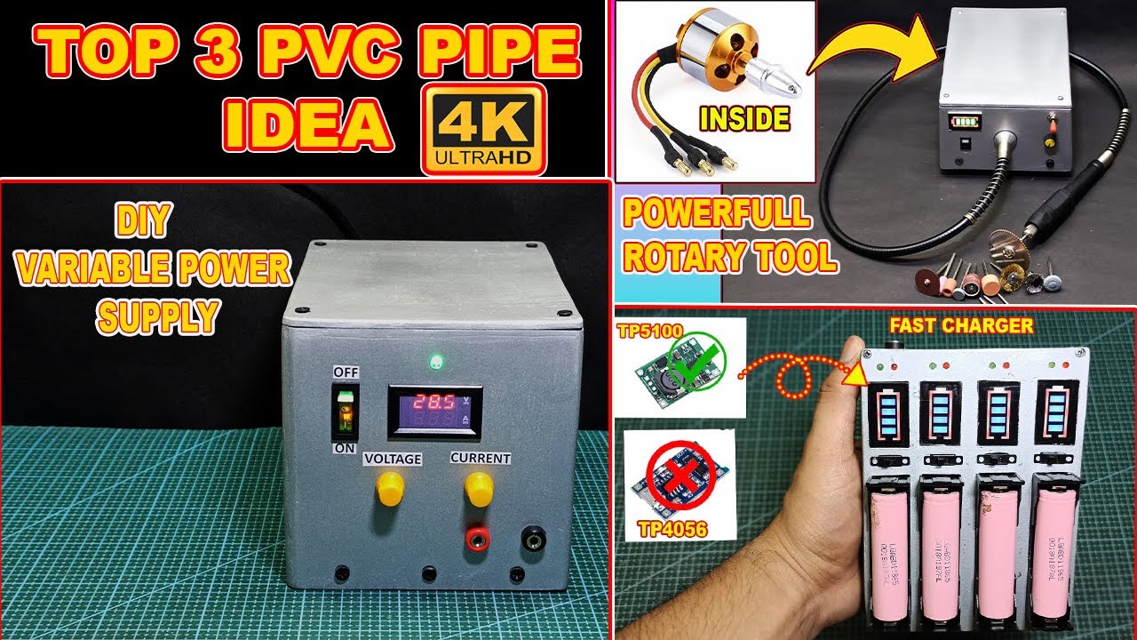 3 Amazing PVC Pipe Tools Idea || Detail video.