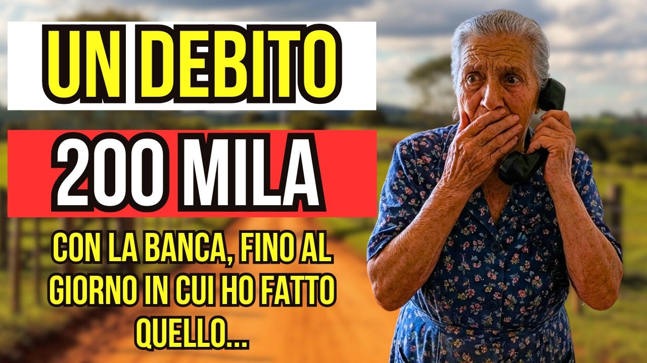 LA BANCA MI HA CHIAMATA: “IL SUO DEBITO DI 200 MILA…” QUALE DEBITO? LA VERA STORIA DI QUESTA NONNA