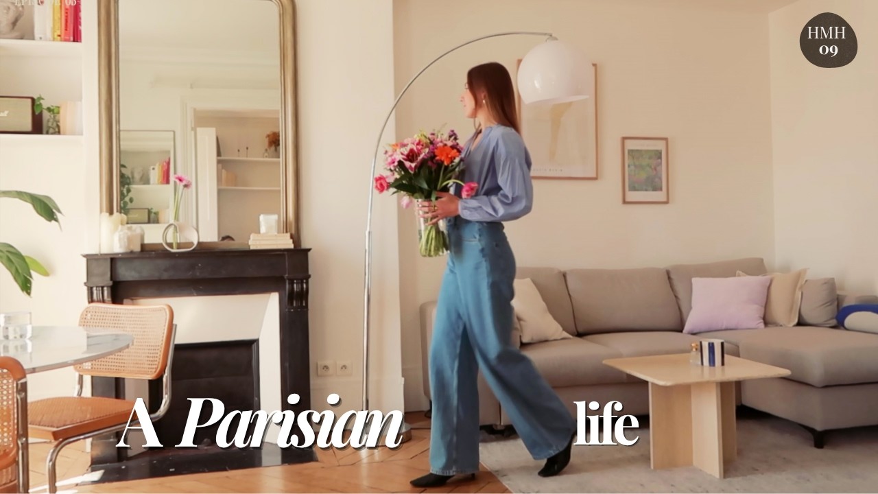 HUMAN MADE HOMES 03 | Lise’s Romantic Parisian Apartment Tour, Flowers, Pastels & Feminine Decor
