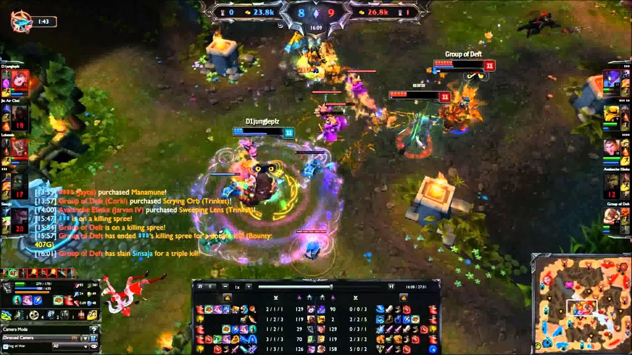 LOL Pro - Rekkles Corki Pentakill - Korea SoloQ