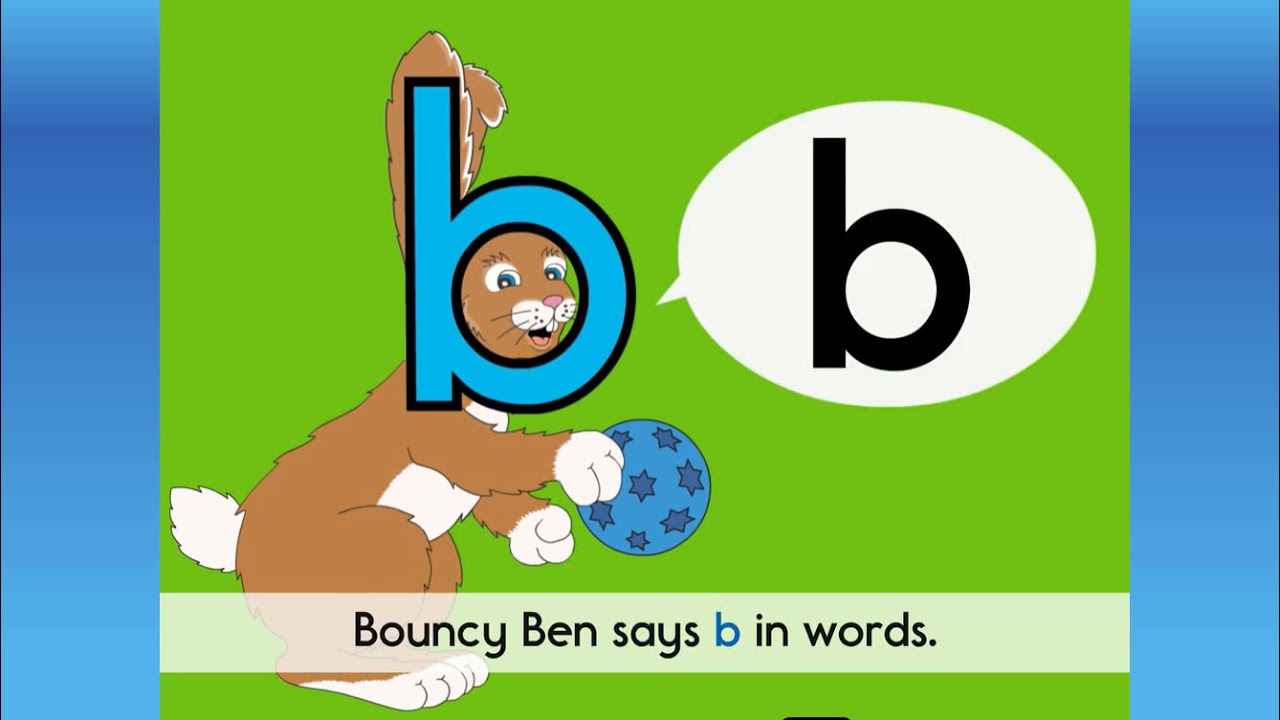 Letterland Phonic Compilation: Alphabet Letter B Stories, Songs, & Writings.