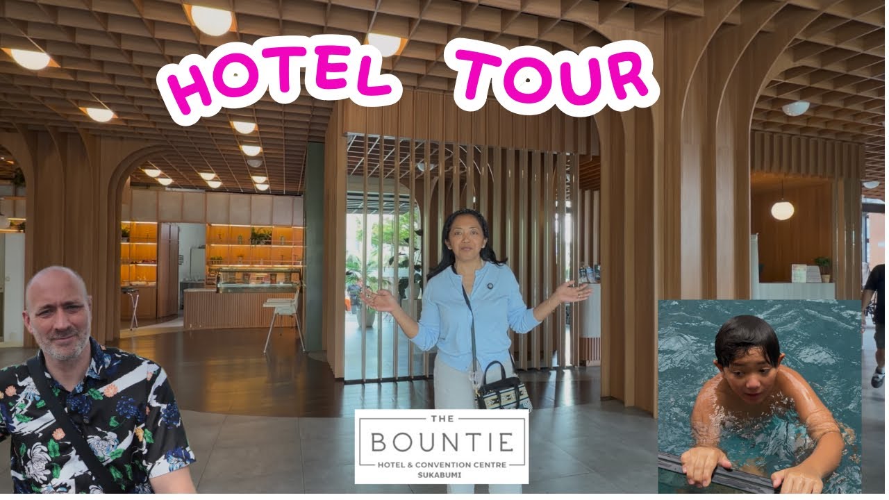 REAKSI JUJUR‼️SUAMI BULE PERTAMAKALI LIHAT HOTEL INI😳