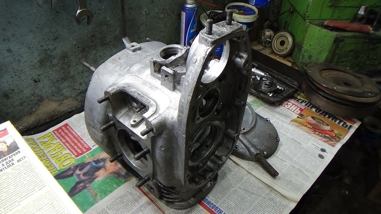 Сборка двигателя К-750 ч № 1.