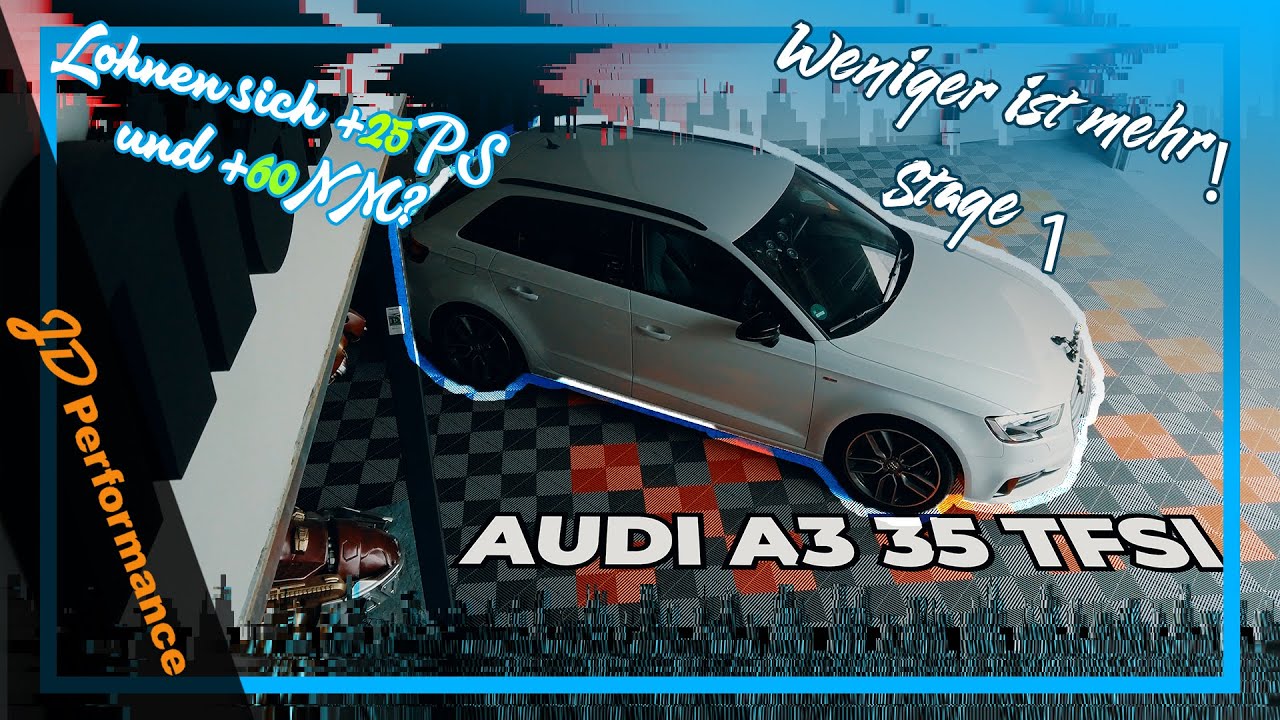 Merkt man 25PS und 60NM Mehrleistung? Audi A3 35 TFSI 1.5 I 0-100 km/h I Stage 1 I JD Performance