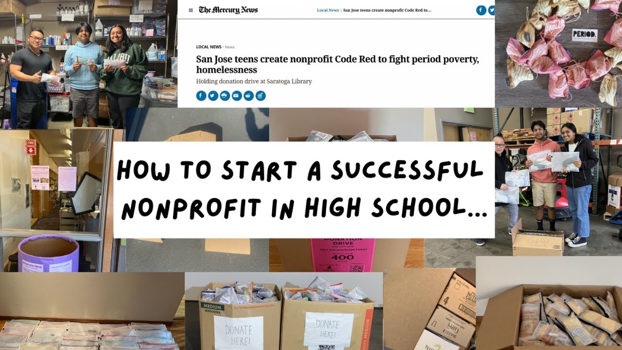 How to Start a Nonprofit in HIGH SCHOOL | $17,000 RAISED. 501(c)(3), funding, and MORE