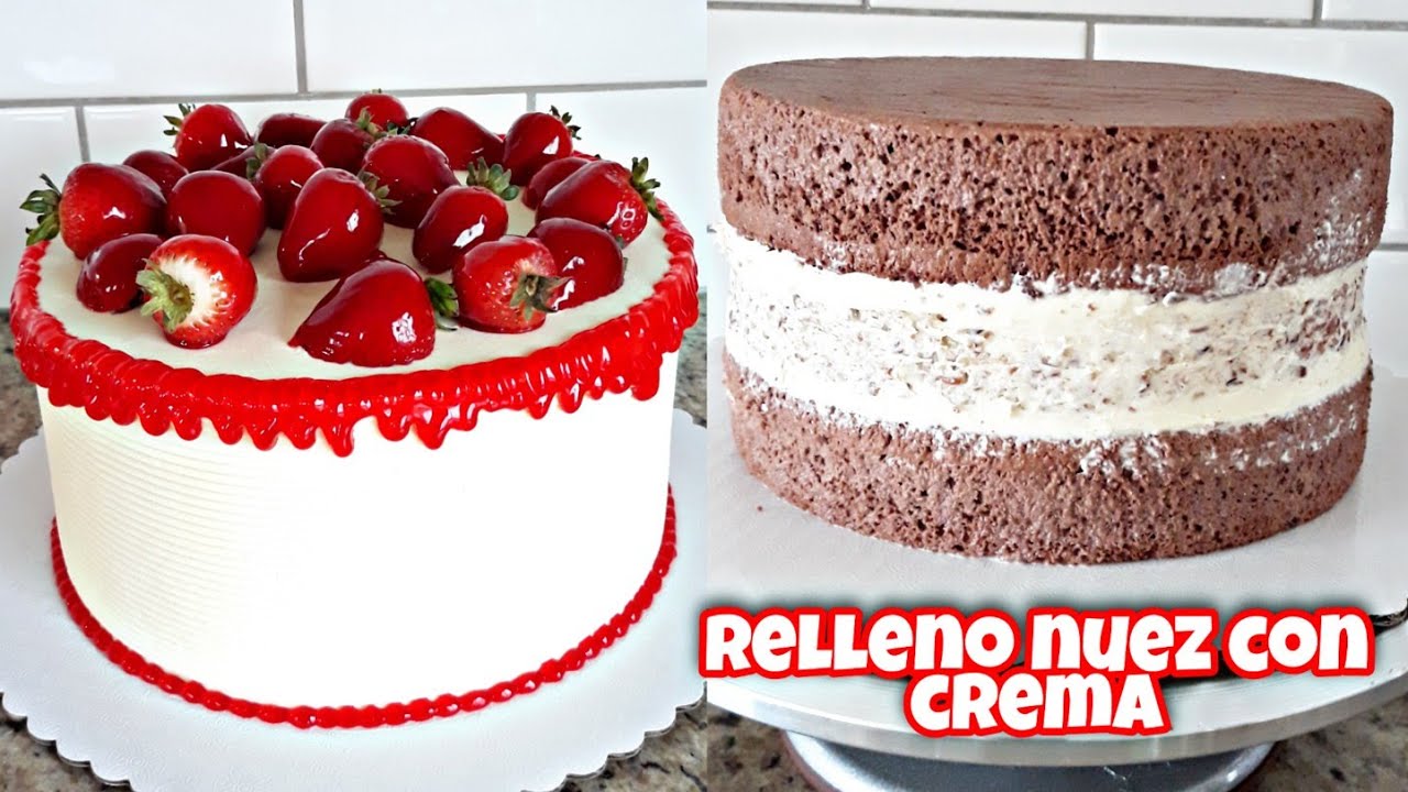 Pastel De Chocolate Tres Leches Relleno De Nuez Con Crema, Mis Pasteles Mis Postres Normi