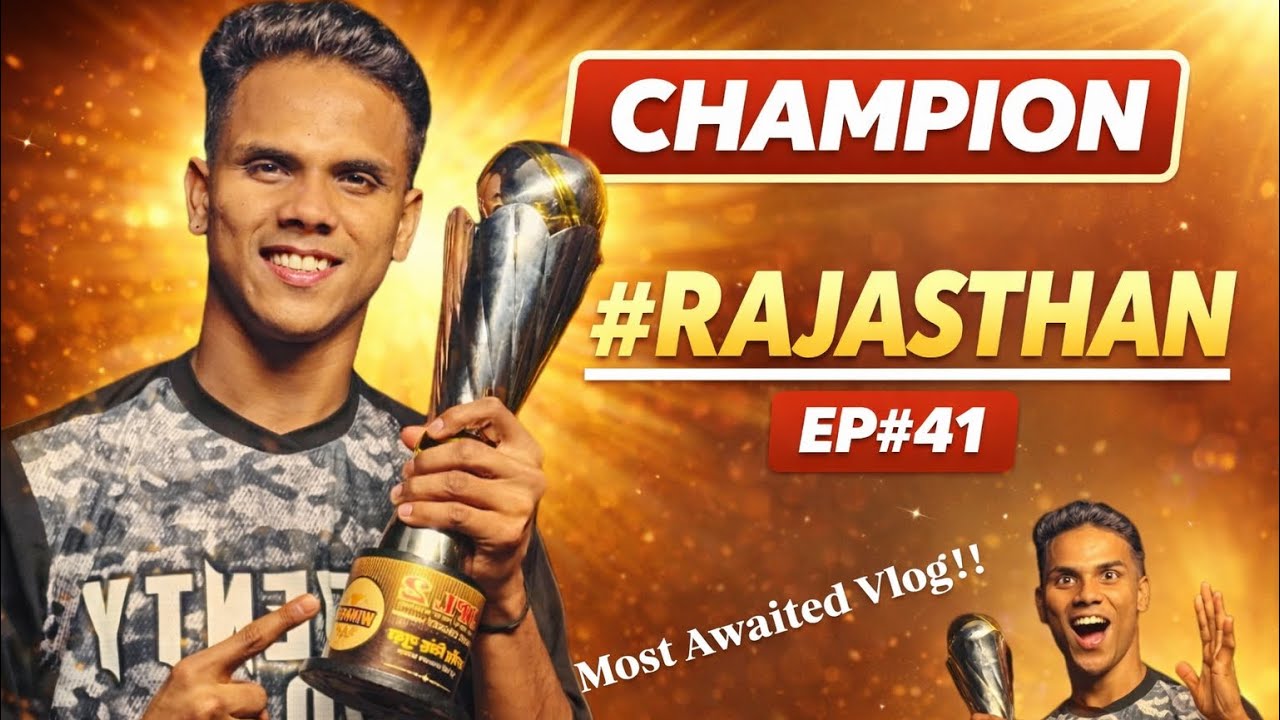 Rajasthan Best Vlog | Karan Ambala Vlogs | champions in Rajasthan | Rajasthan Tennis Cricket ❤️|