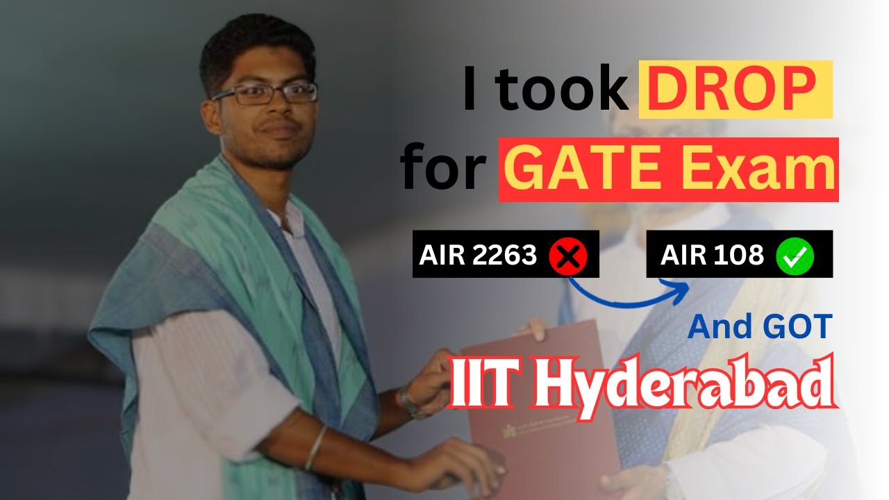 GATE 2025: My story from DROPPER to TOPPER || My Honest Advice to all GATE Dropper Aspirants 💯