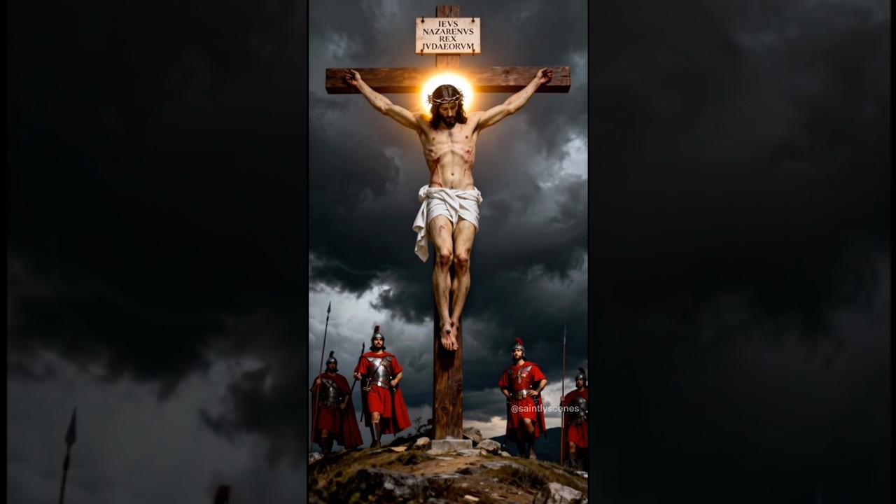 The 5th Sorrowful Mystery, The Death of Jesus on The Cross. #jesus #bible #love #rosary #god #death