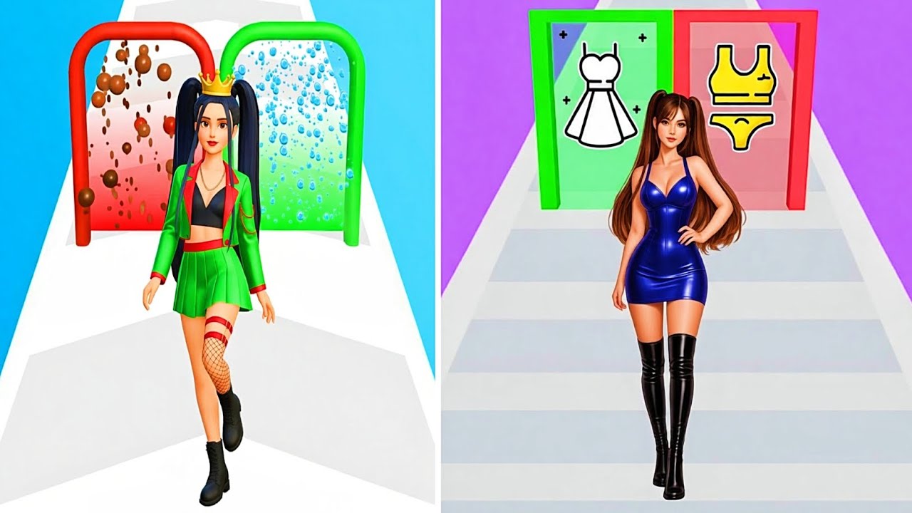 Build A Queen vs Build A Girlfriend Max Level Unlocked SpeedRun Gameplay