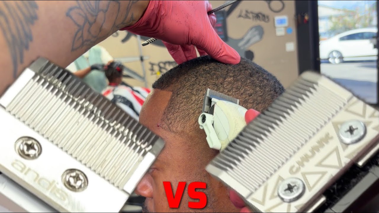 Andis Master vs TPOB Chunk Blade | Taper Blade Battle