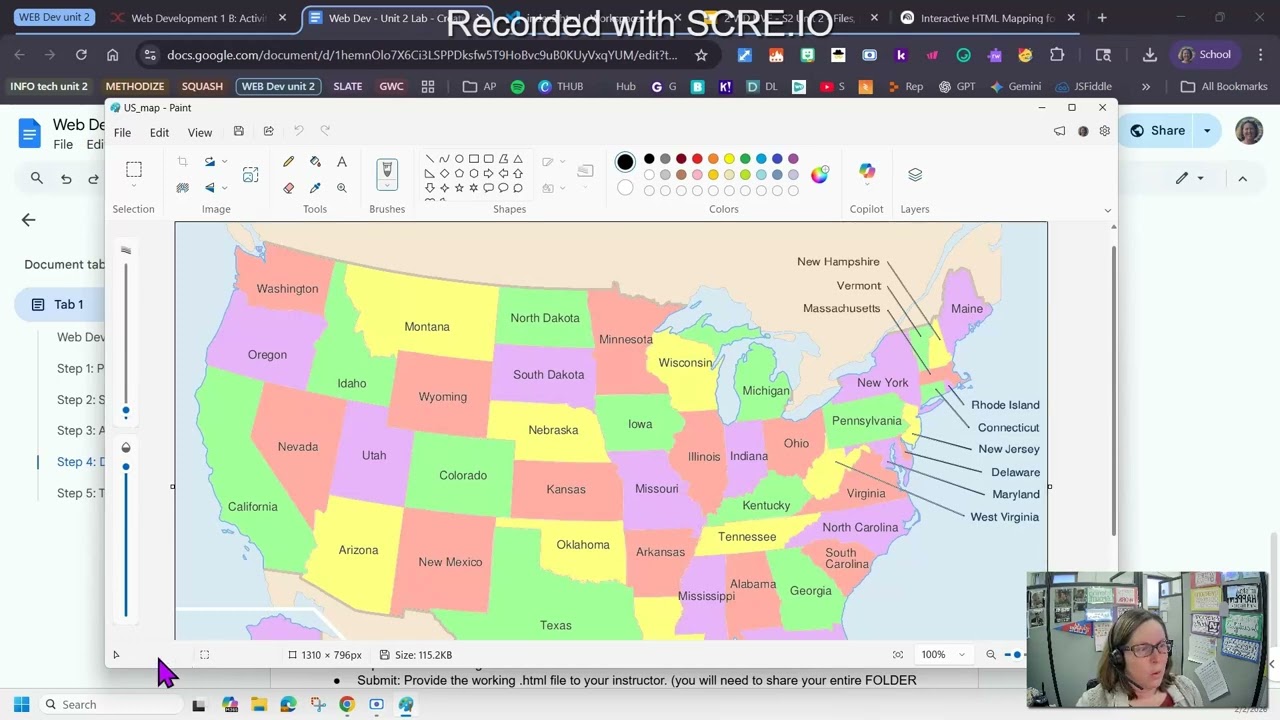 Web Dev S2 Lab - Clickable Map