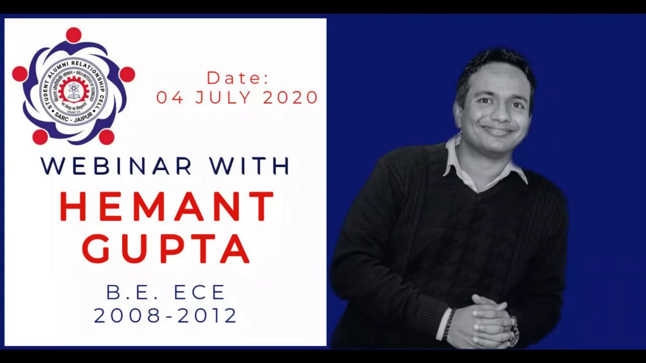 WEBINAR  with Hemant Gupta