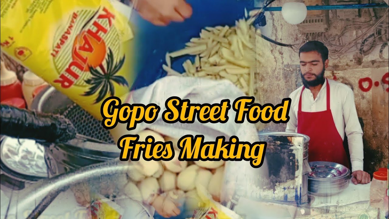 Pathan Man Selling Crispy Fries | Street Food Pakistan 🍟