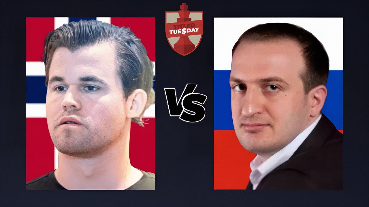 Magnus Carlsen vs Gabrielian Artur | Titled Tuesday | chesscom