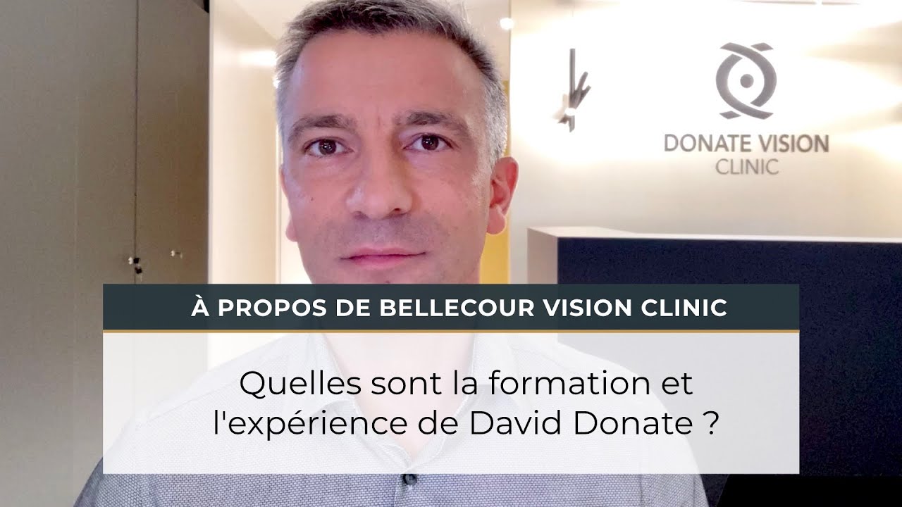 Quelles sont la formation et l'expérience de David Donate ?