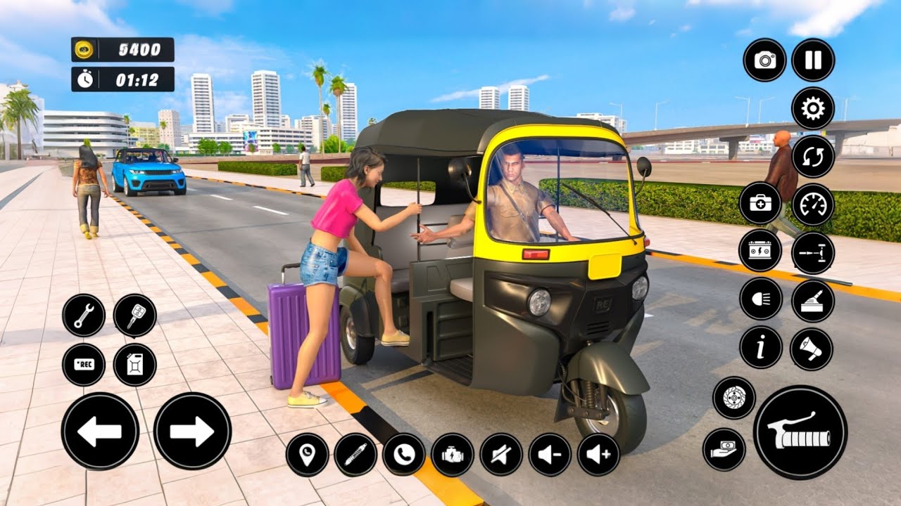 New Tuk Tuk Rixa Auto Drive Gameplay || Bus Simulator Indonesia Android Game