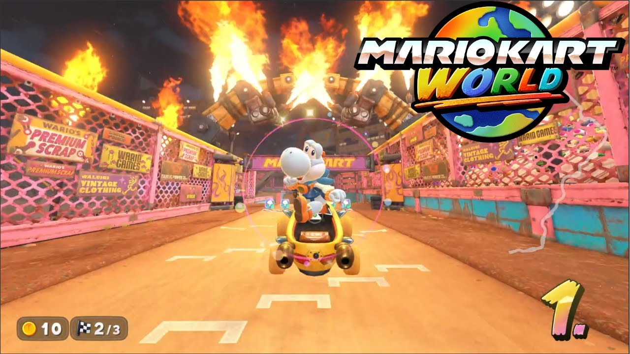🌎Mario Kart World #1 Pilz und Blumen Cup