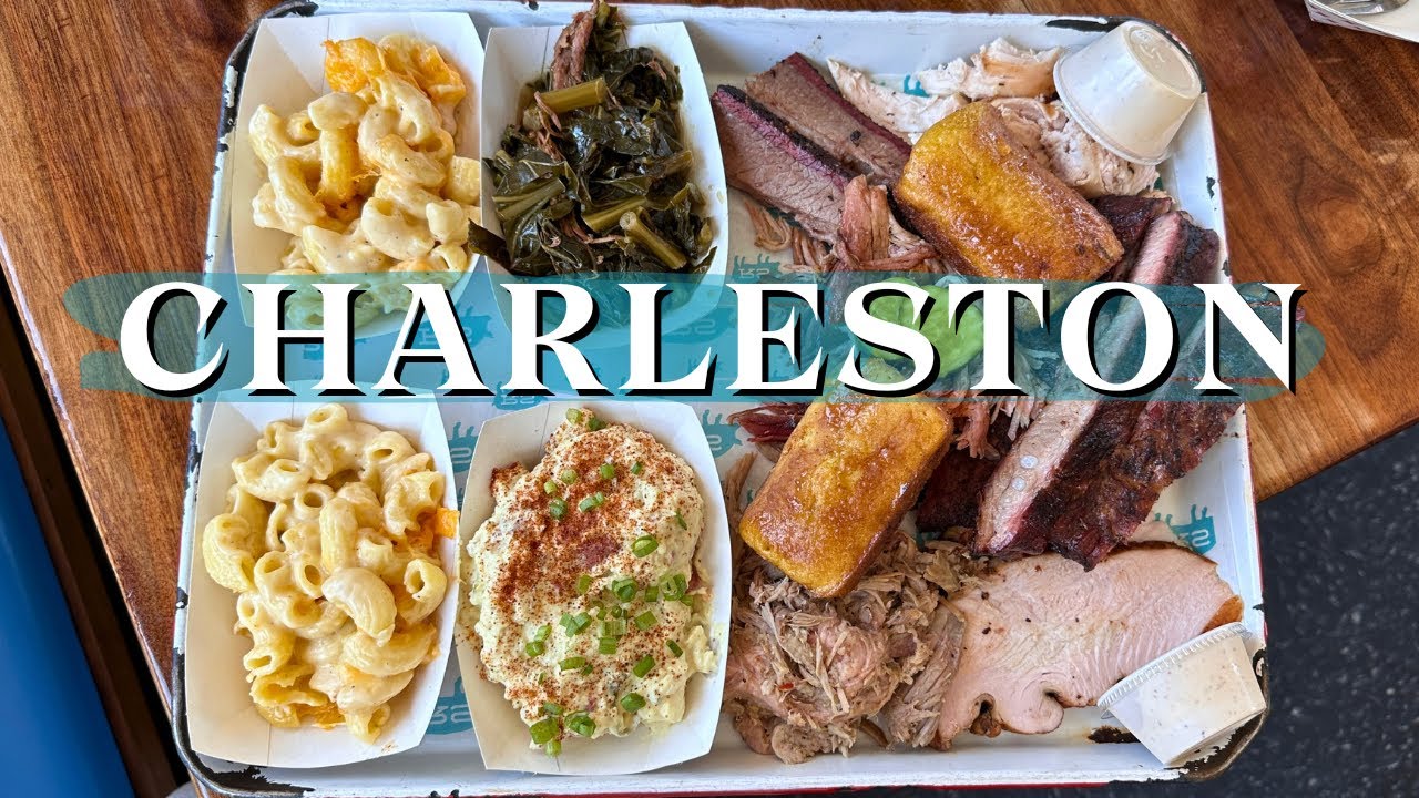 CHARLESTON, SC Soul Food Restaurant | Southern Comfort Barbecue Platter at Rodney Scott’s Barbecue