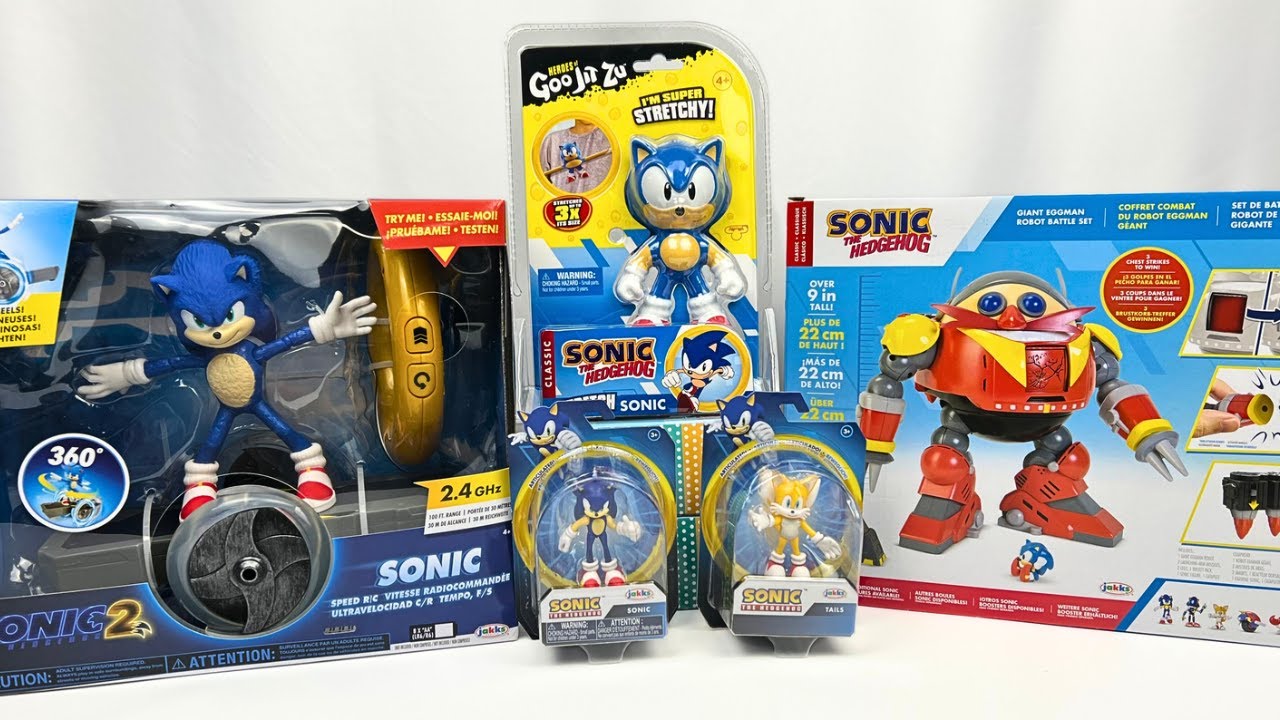 Sonic The Hedgehog Collection Unboxing Review | Skateboard RC & Tails