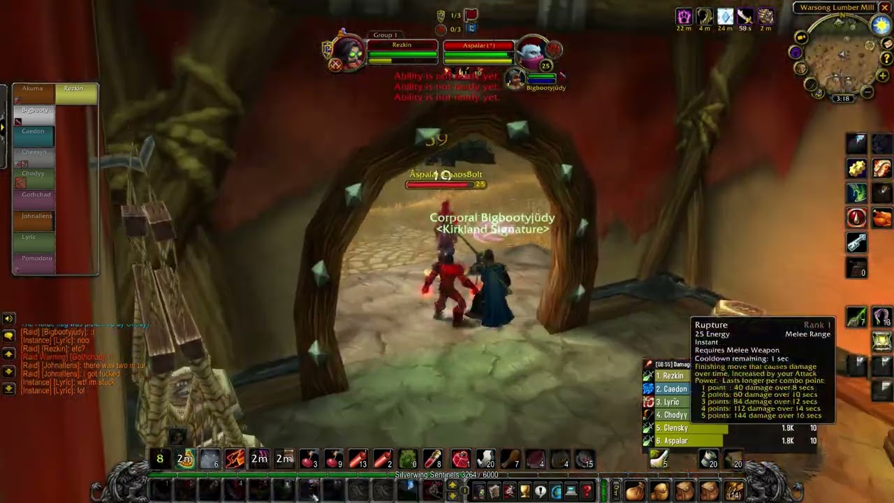 Level 25 WoW Classic SOD Warsong Gulch PVP - Rogue PVP