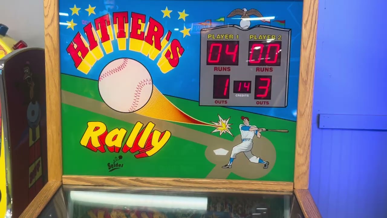Seidel 1990s Hitter’s Rally arcade game (Finally Working!)