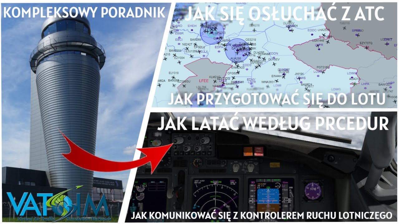 Jak się komunikować po angielsku i polsku z ATC na VATSIM / IVAO + Porady jak sobie lepiej radzić!