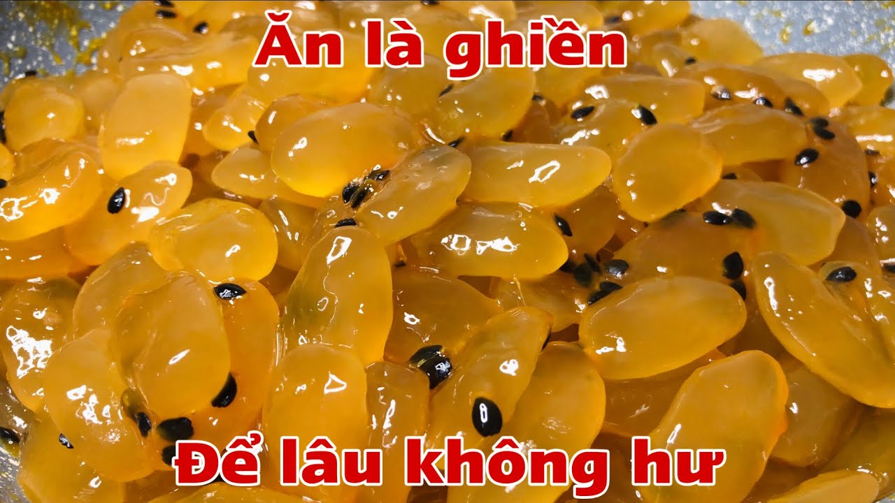 Cách sơ chế và rim hạt Đác Chanh dây đúng cánh .