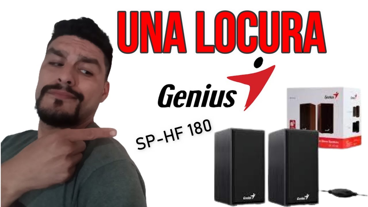 Parlantes PC GENIUS SP-HF 180 / Unboxing-Rewiev....me encanto !!!