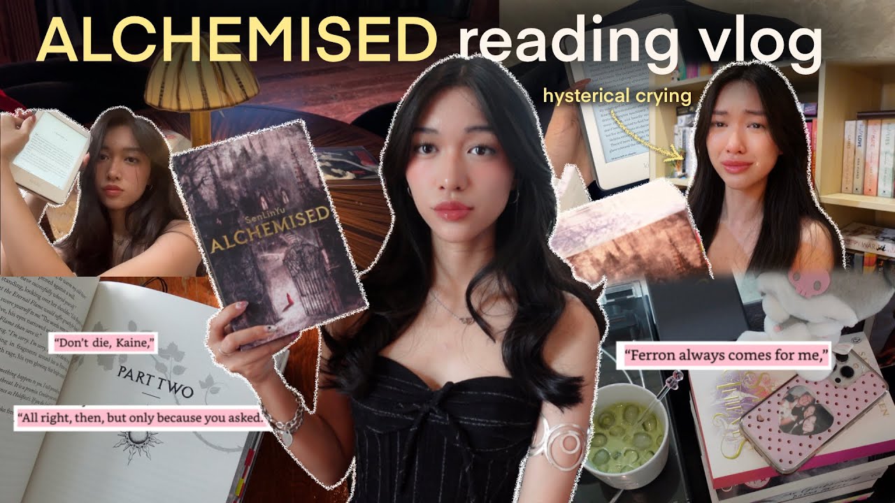 Видеоблог о чтении ALCHEMISED 🥀🌙 | разделы без спойлеров и со спойлерами