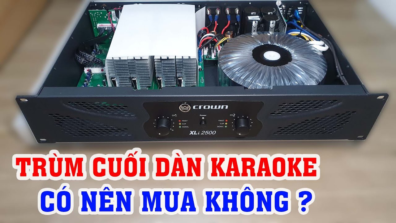 Cục đẩy Crown XLi2500 hàng mới nguyên hộp giá rẻ. Có mua nhầm phải hàng chính hãng không ?