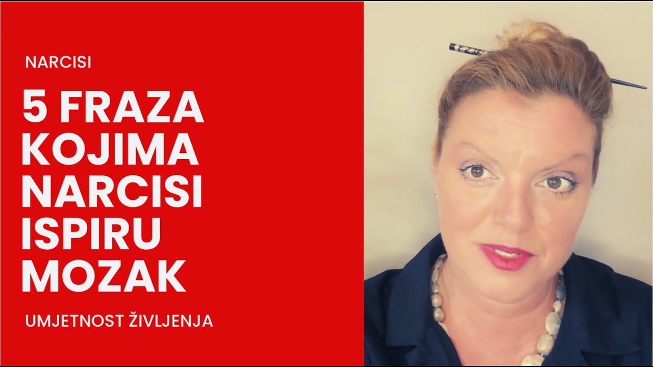 NARCISI vam ISPIRU MOZAK s ovih 5 FRAZA